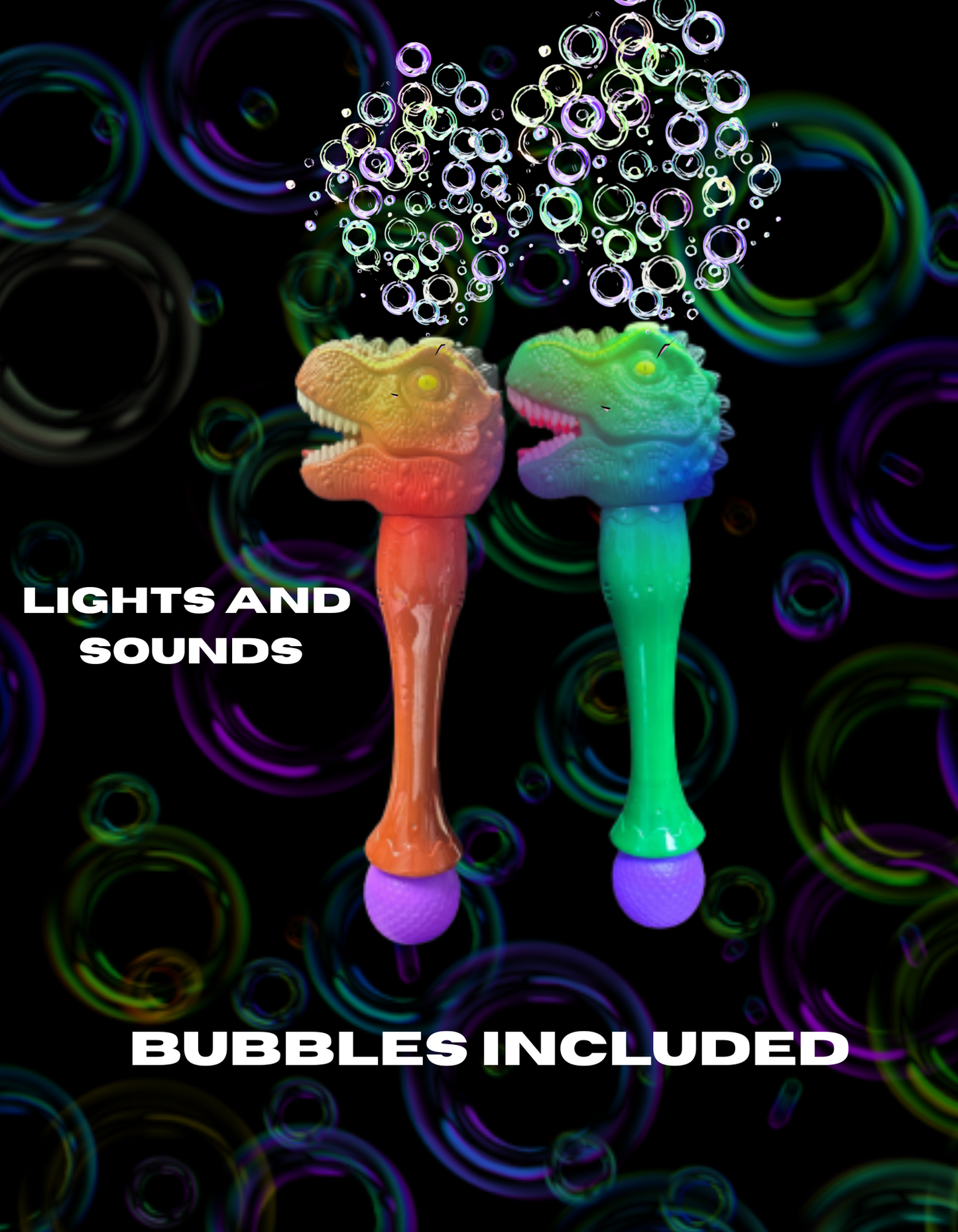 Dino Bubble Wand