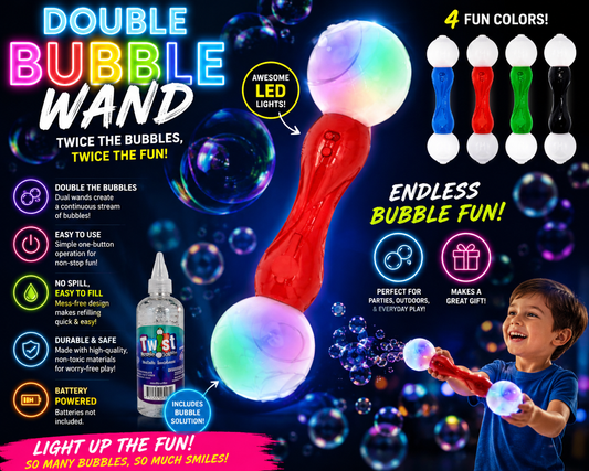 BubbleBlast Duo Wand
