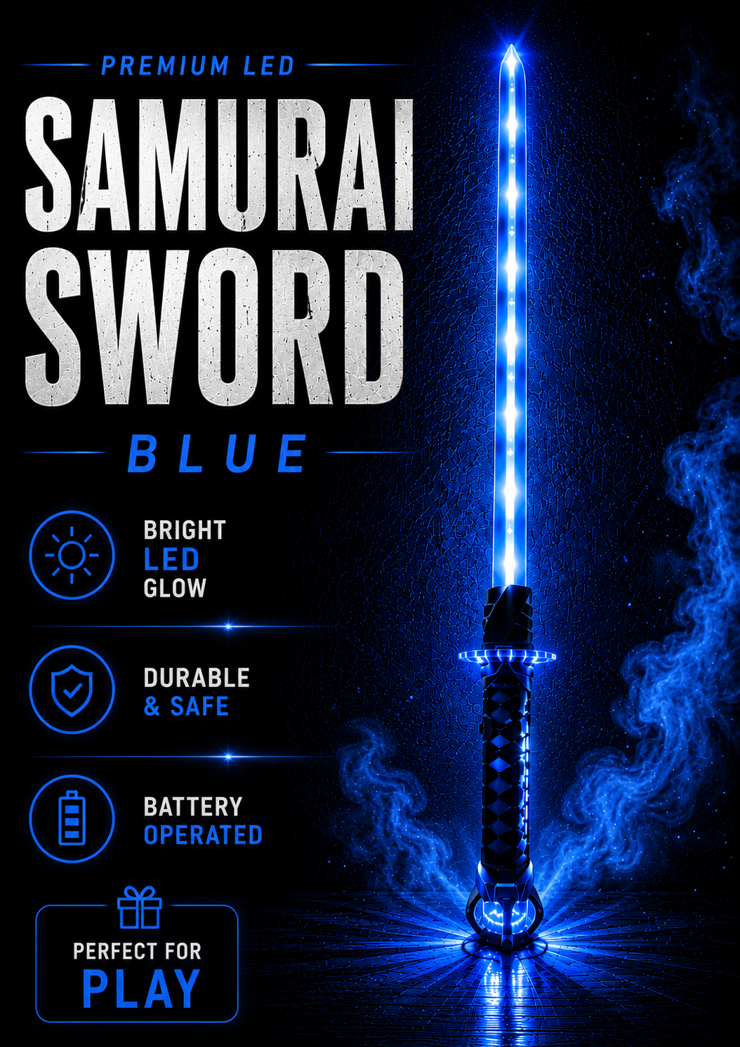 Light Up Samurai Swords