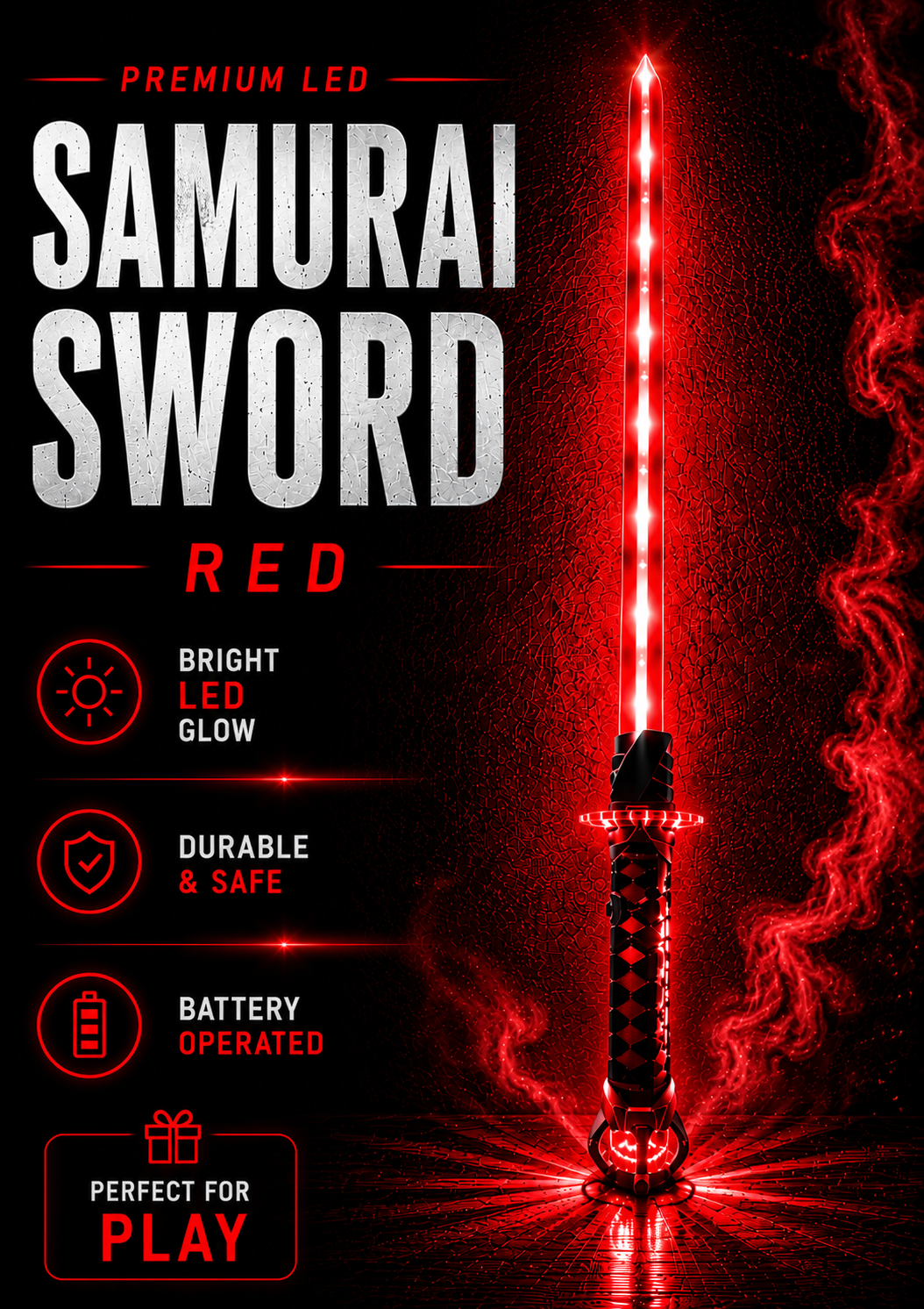Light Up Samurai Swords