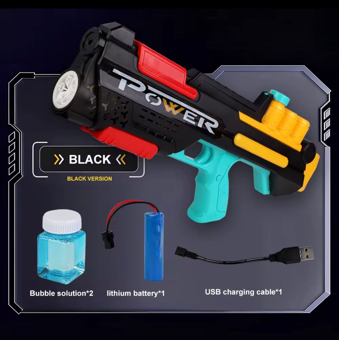 2-IN-1 Bubble/Water Gun