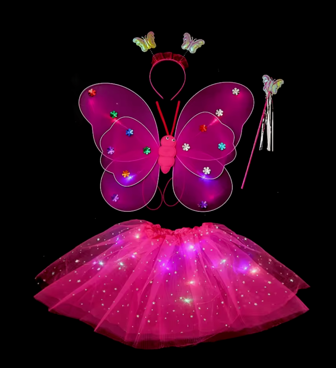 Light Up Fairy Wings and Tutu