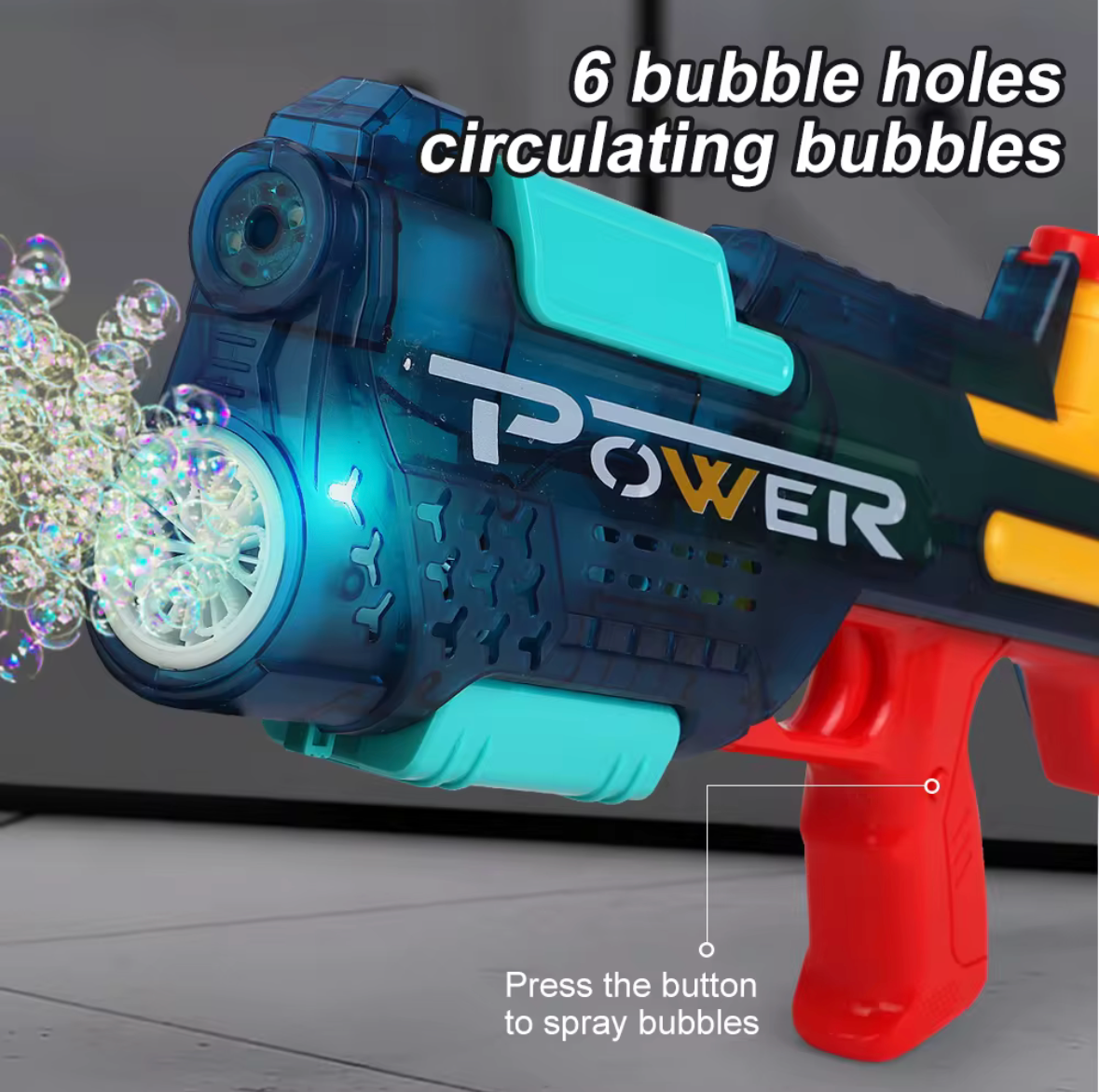 2-IN-1 Bubble/Water Gun