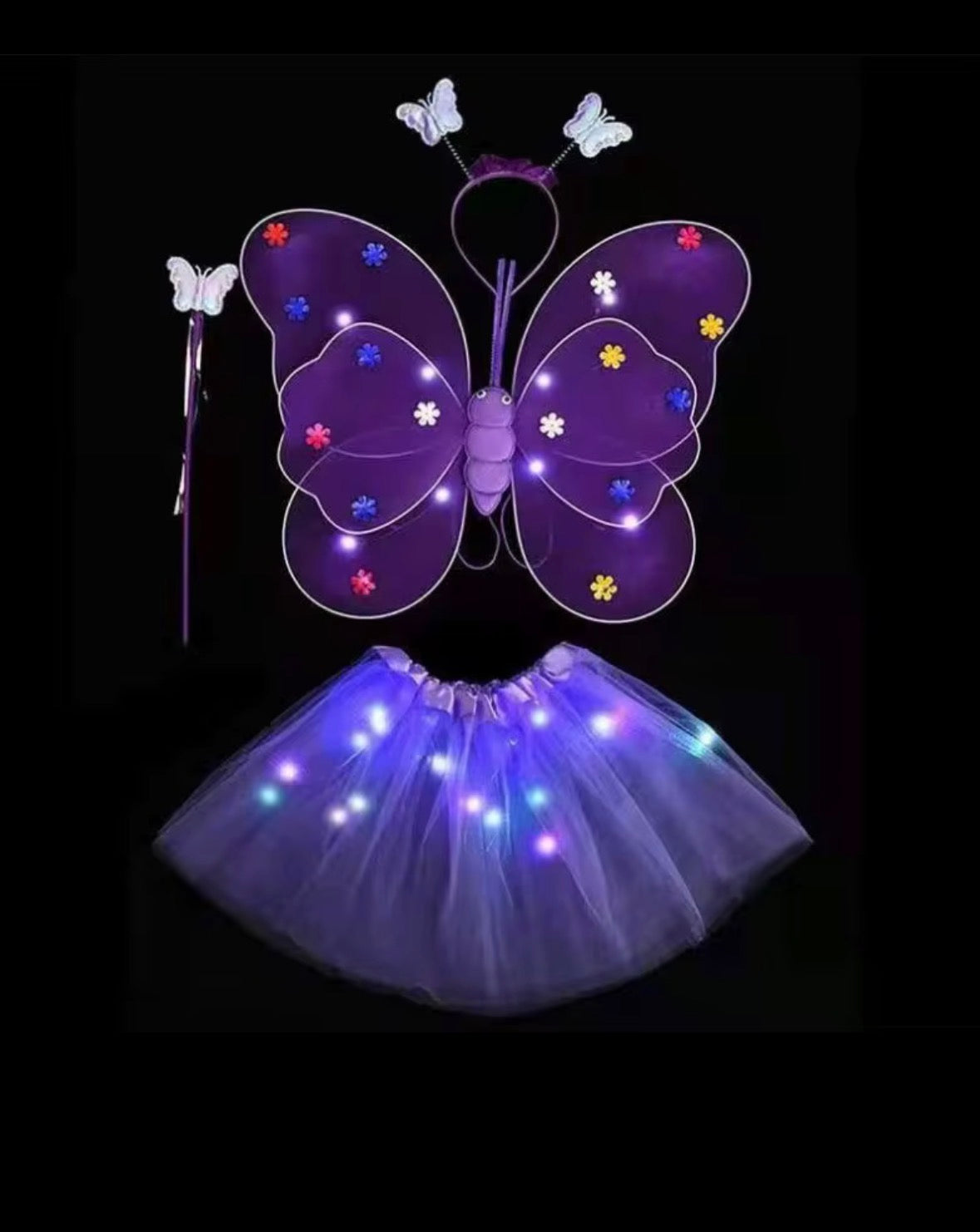 Light Up Fairy Wings and Tutu