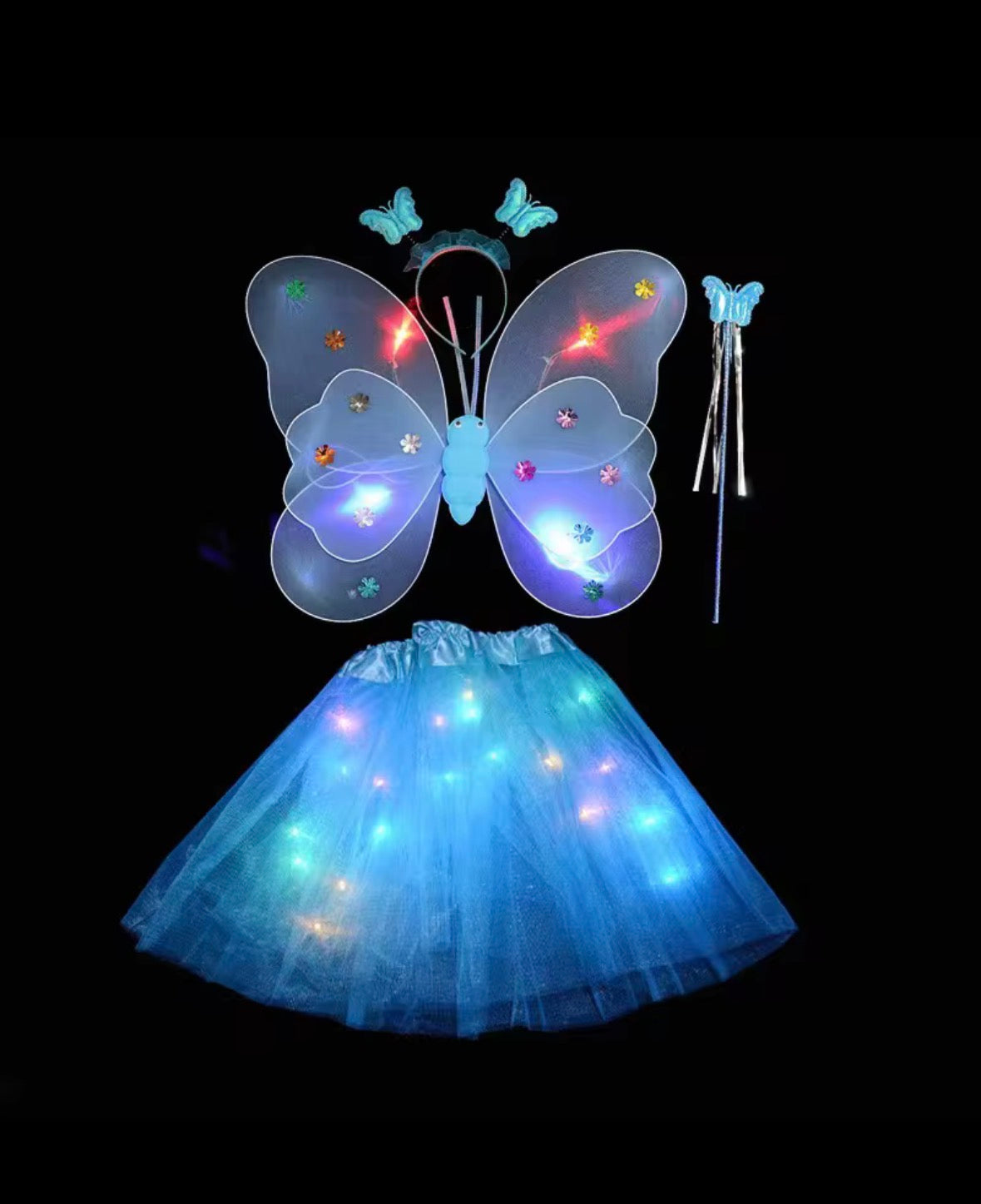 Light Up Fairy Wings and Tutu